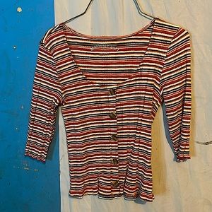 Colors: red, orange, brown, white